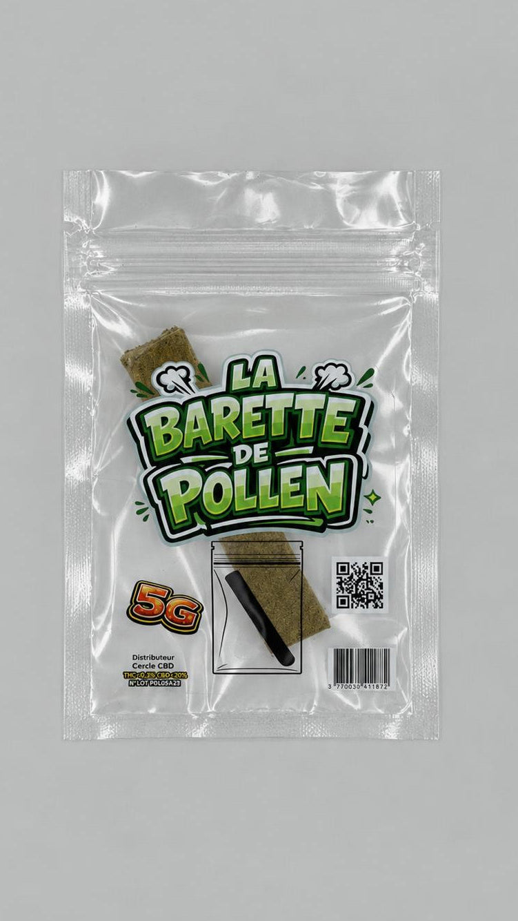 LA BARETTE® MINI 5 G – POLLEN DE CBD PRESSÉ