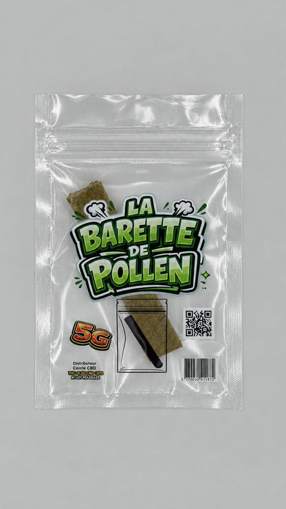 LA BARETTE® MINI 5 G – POLLEN DE CBD PRESSÉ