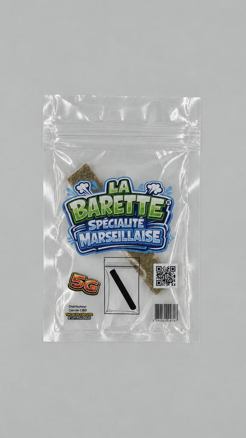 LA BARETTE® SPÉCIALITÉ MARSEILLAISE MINI 5 G – POLLEN DE CBD PRESSÉ
