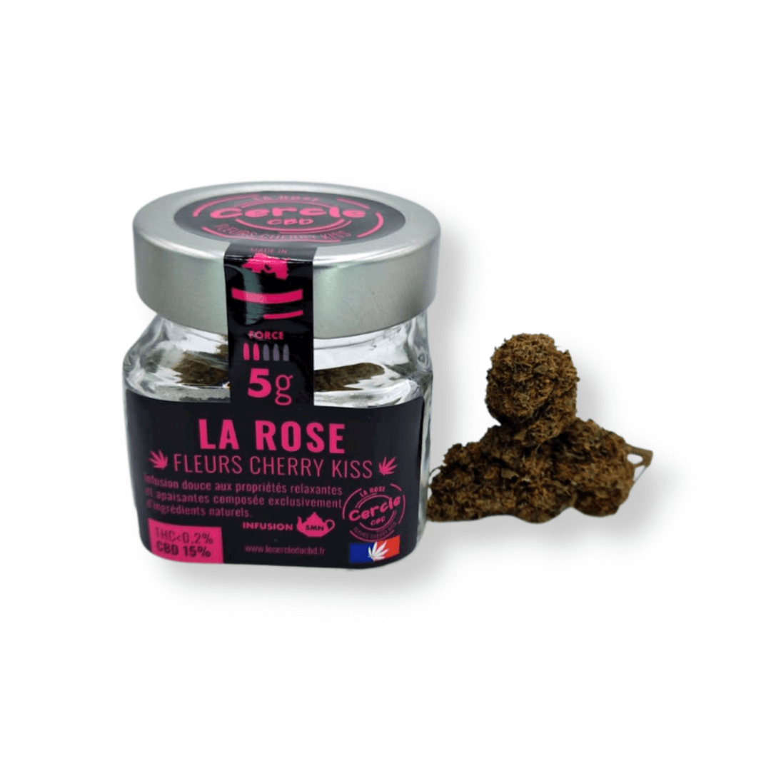 Rose guarana – Thérapy Infusion CBD – Le CBD Français